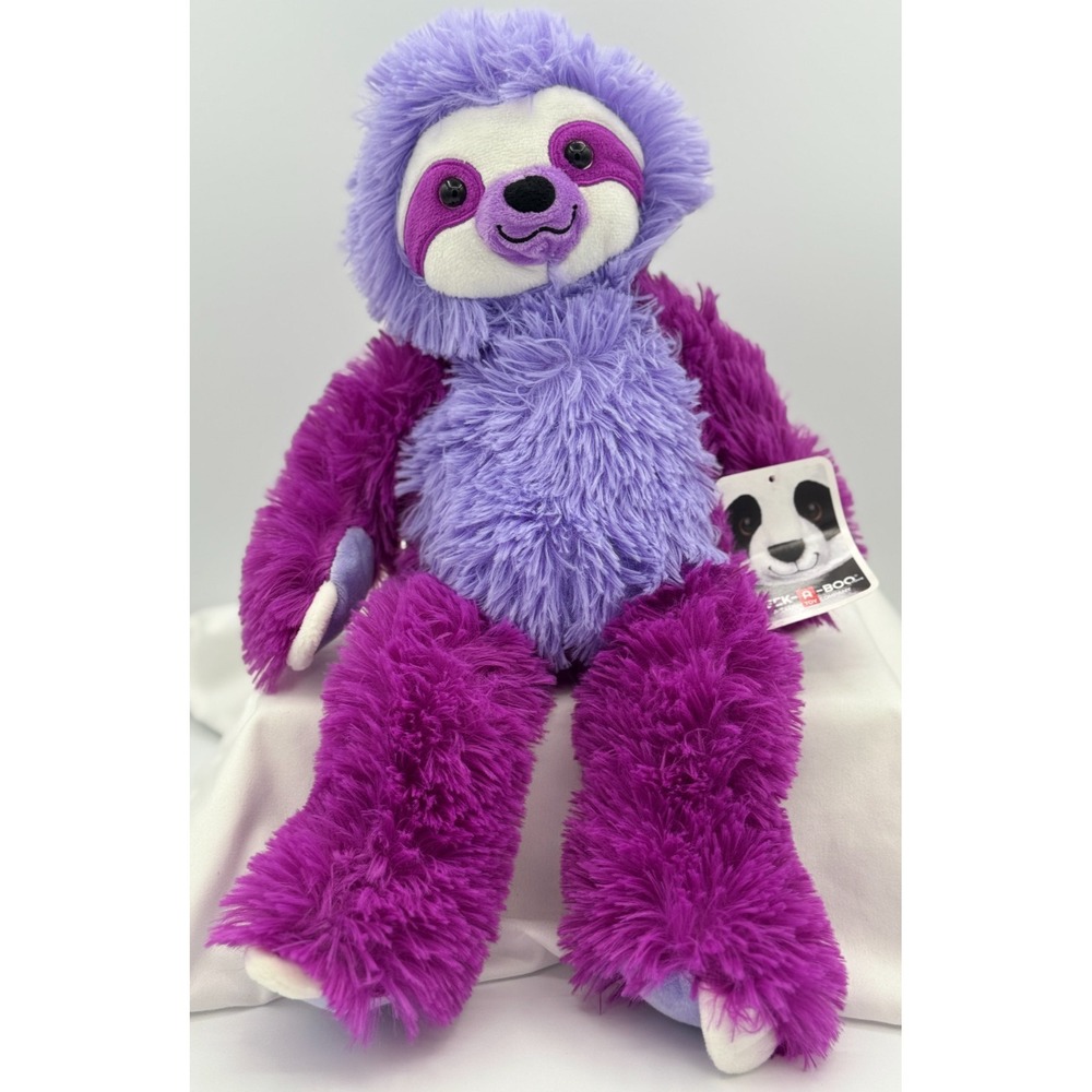 Peek-A-Boo Toys Plush Zenn the Sloth - Purple - 14" Tall - W/Tags